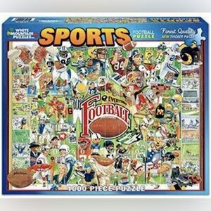 White Mountain Sports Football Collage Puzzle